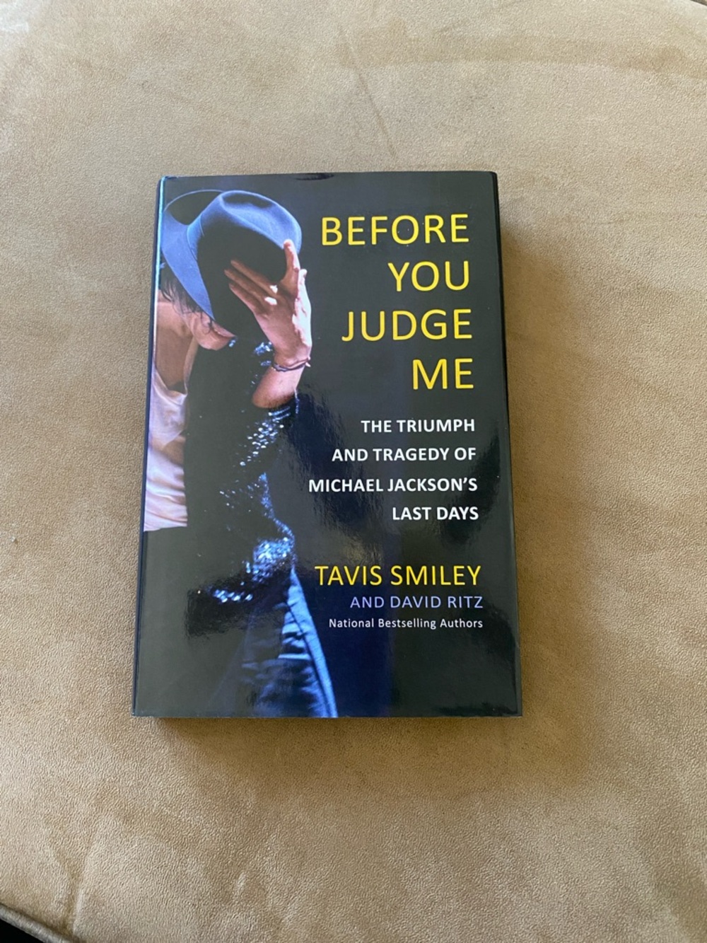Before You Judge Me by Tavis Smiley - Black Cover with Yellow Text